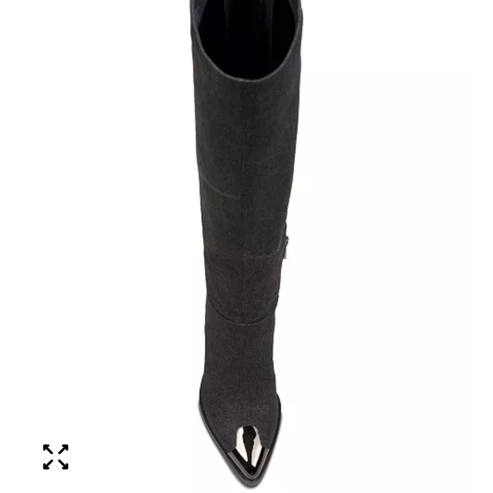 Charcoal Over the Knee Boots